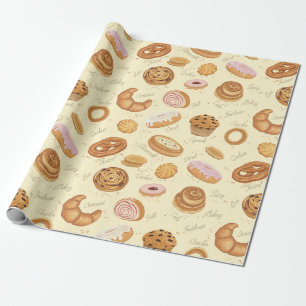 Pastries Wrapping Paper