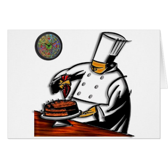 Pastry Chef Art Card