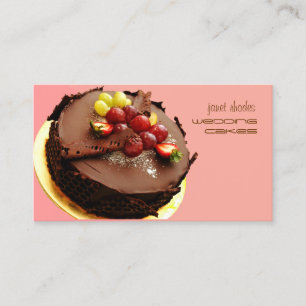 Pastry chef, bakers business cards