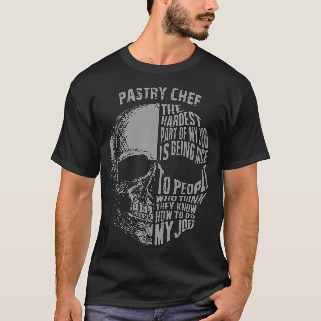 pastry chef bbq T-Shirt (Front)