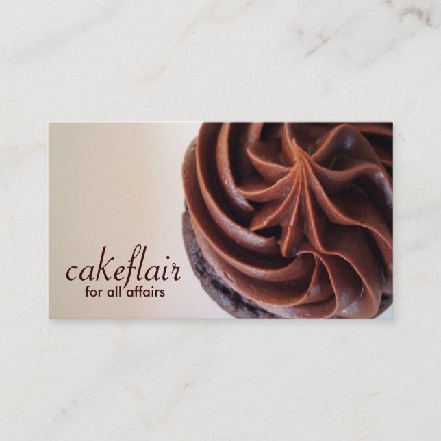 Pastry Chef Business Card (Front)