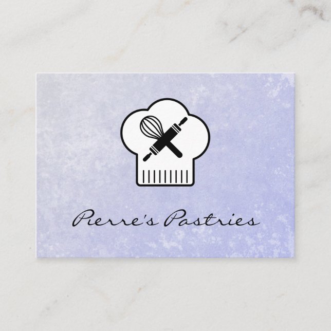 Pastry Chef Business Card (Front)