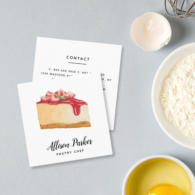 Pastry Chef Business Card (Creator Uploaded)