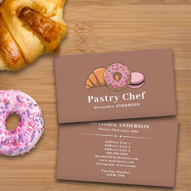 Pastry Chef Business Card (Pastry Chef Business Card)