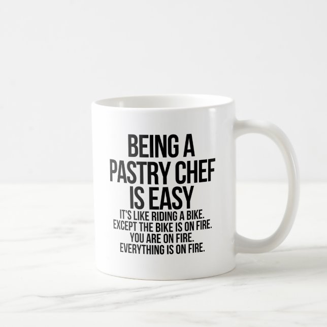 Pastry chef coffee mug (Right)