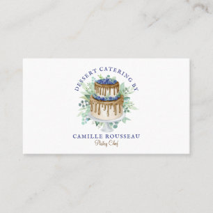 Pastry Chef Dessert Caterer Business Card