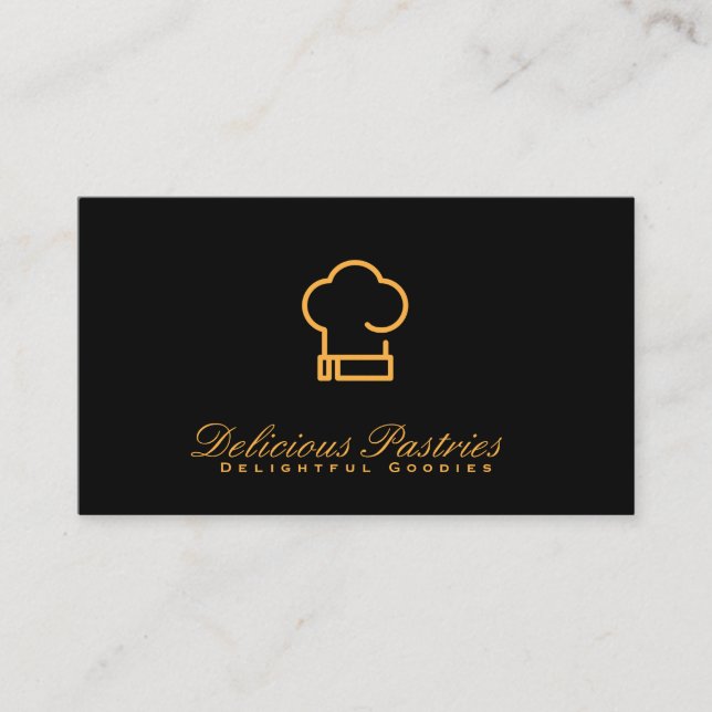 Pastry Chef | Shop Owner Business Card (Front)