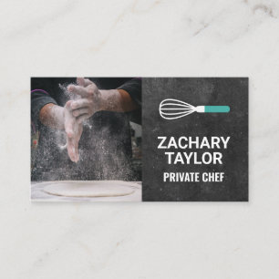 Pastry Chef Whisk Business Card