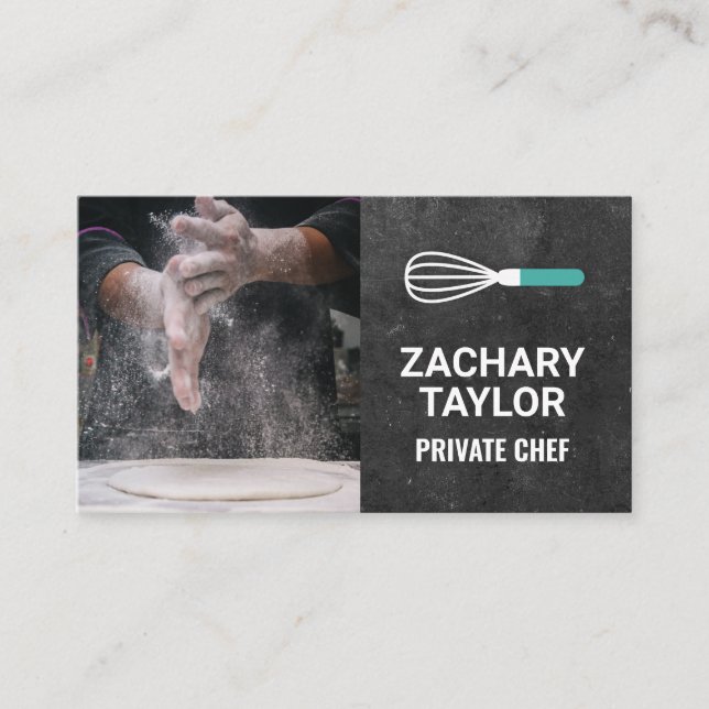 Pastry Chef | Whisk Business Card (Front)