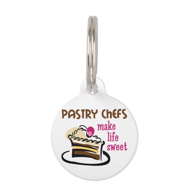 Pastry Chefs Pet Tag (Front)