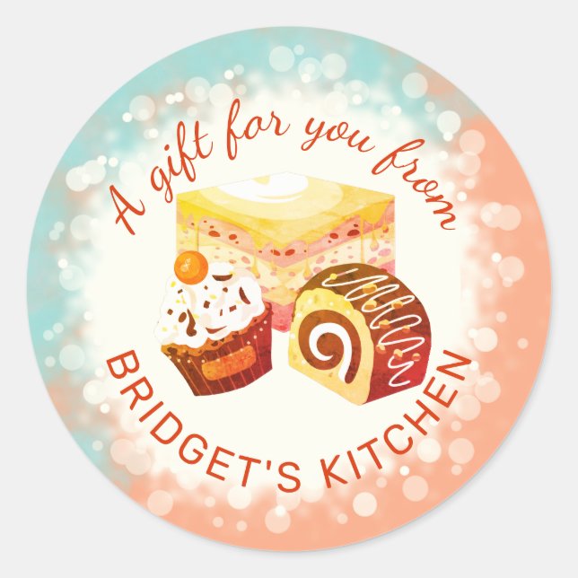 Pastry desserts bakery from the kitchen of sticker (Front)