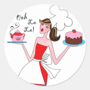 Pastry Diva Stickers