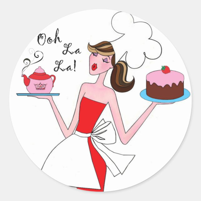 Pastry Diva Stickers (Front)