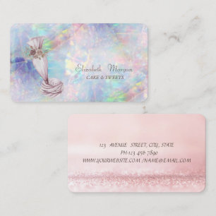 Pastry Hand Tools Piping Bag Holographic,Opal   Business Card