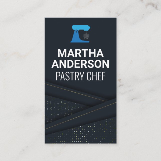 Pastry Mixer Machine Business Card (Front)