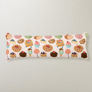 Pastry Pattern Body Pillow