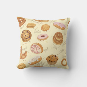 Pastry pattern cushion