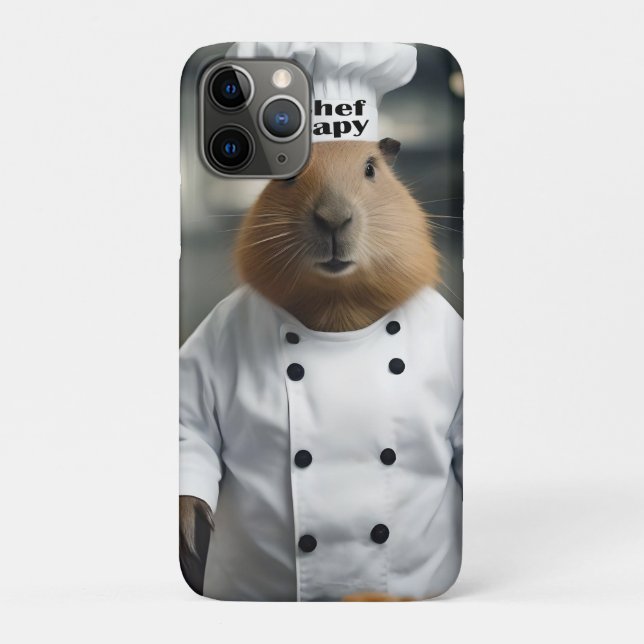 Pastry Prowess: The Culinary Capybara Case-Mate iPhone Case (Back)