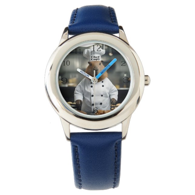 Pastry Prowess: The Culinary Capybara Watch (Front)