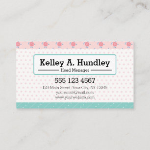 Pastry shop / Cake shop / Confectionery Business Card