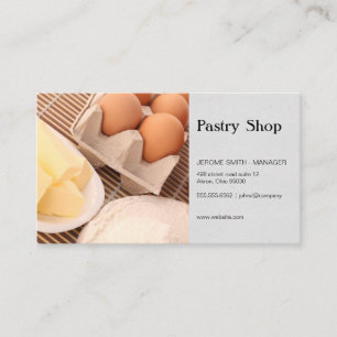 Pastry Shop   Chef   Restaurant Owner Business Card