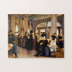 Pastry Shoppe Vintage Art 1889 Puzzle