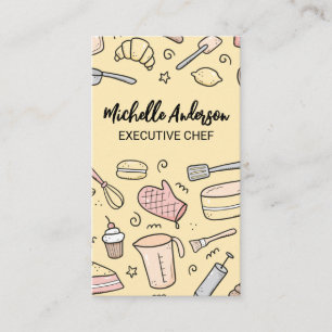 Pastry Tools and Ingredients Business Card
