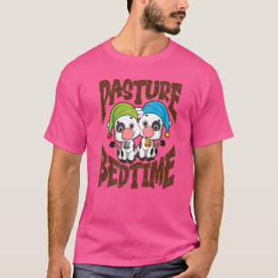 Pasture Bedtime Cute Animal Cow Farmer 1 T-Shirt