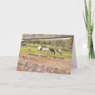 PASTURE FRIENDS Greeting Card