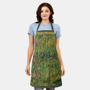 Pasture in Bloom by Vincent van Gogh Apron