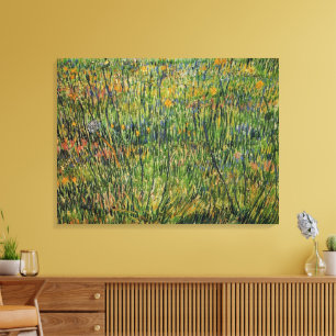 Pasture in Bloom by Vincent van Gogh Canvas Print