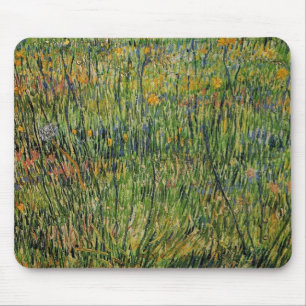 Pasture in Bloom by Vincent van Gogh Mouse Mat