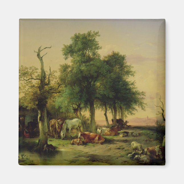 Pasture land magnet (Front)