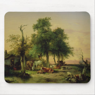 Pasture land mouse mat
