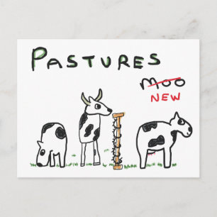 Pastures New Postcard
