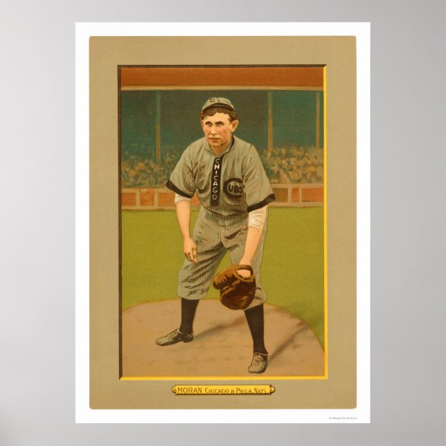Pat Moran Cubs Phillies Baseball 1911 Poster (Front)