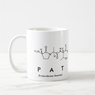 Pat peptide name mug