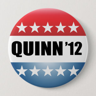 PAT QUINN 10 CM ROUND BADGE