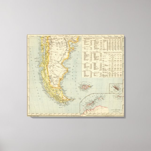 Patagonia and Argentina Canvas Print (Front)