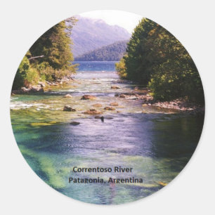 Patagonia, Argentina Classic Round Sticker