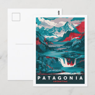 Patagonia Argentina Famous Travel Place Postcard