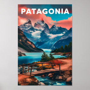 Patagonia Argentina Famous Travel Place Poster