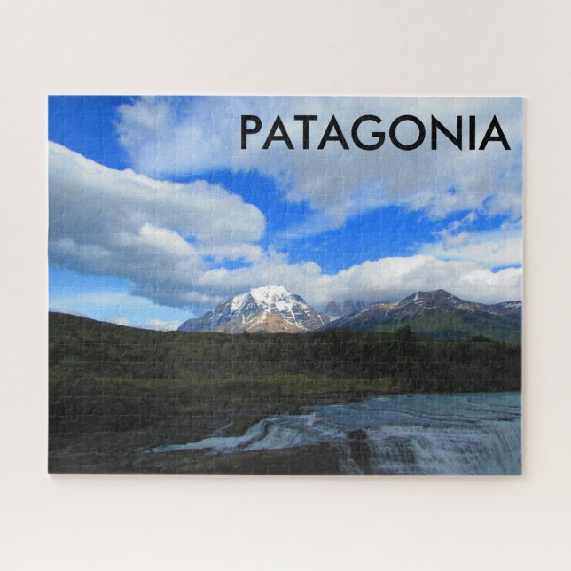 patagonia mountain view jigsaw puzzle (Horizontal)