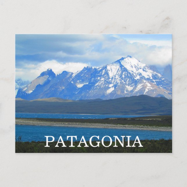 patagonia mountains postcard (Front)
