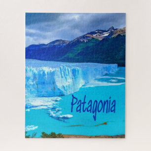 Patagonia South America Glacier and Mountains Jigsaw Puzzle