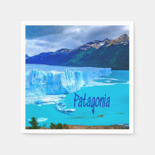 Patagonia South America Glacier and Mountains Napkin