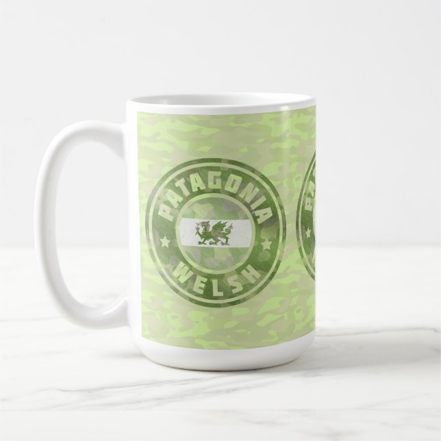 Patagonia Welsh Camo Flag Coffee Mug (Left)