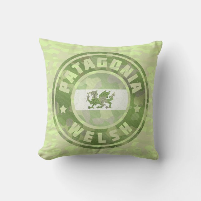 Patagonia Welsh Camo Flag Cushion (Front)