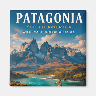 🏔️ Patagonia Wild Mountain Landscape Home Decor Magnet