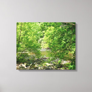 Patapsco River View Maryland Nature Photography Canvas Print
